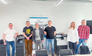 18 апреля специалисты отдела продаж Риал СТФ прошли технический тренинг в офисе Российского производителя копировальной техники Катюша.